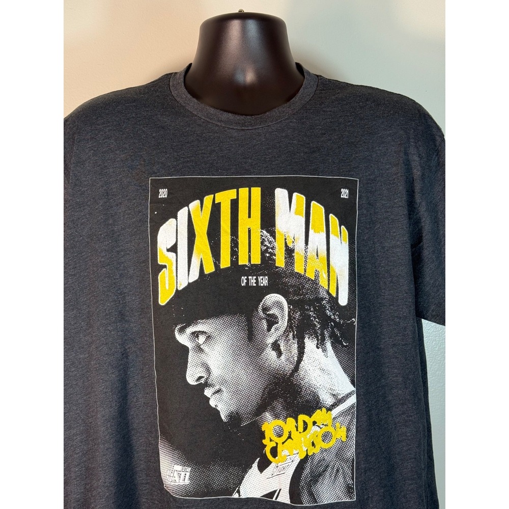 Jordan Clarkson Sixth Man Of The Year T-Shirt Utah Jazz NBA Men's XL